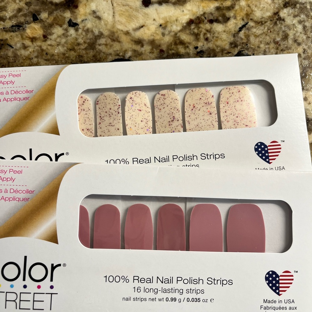 Color Street Nail Polish Strips - Manchester Mauve and Fancy Pants